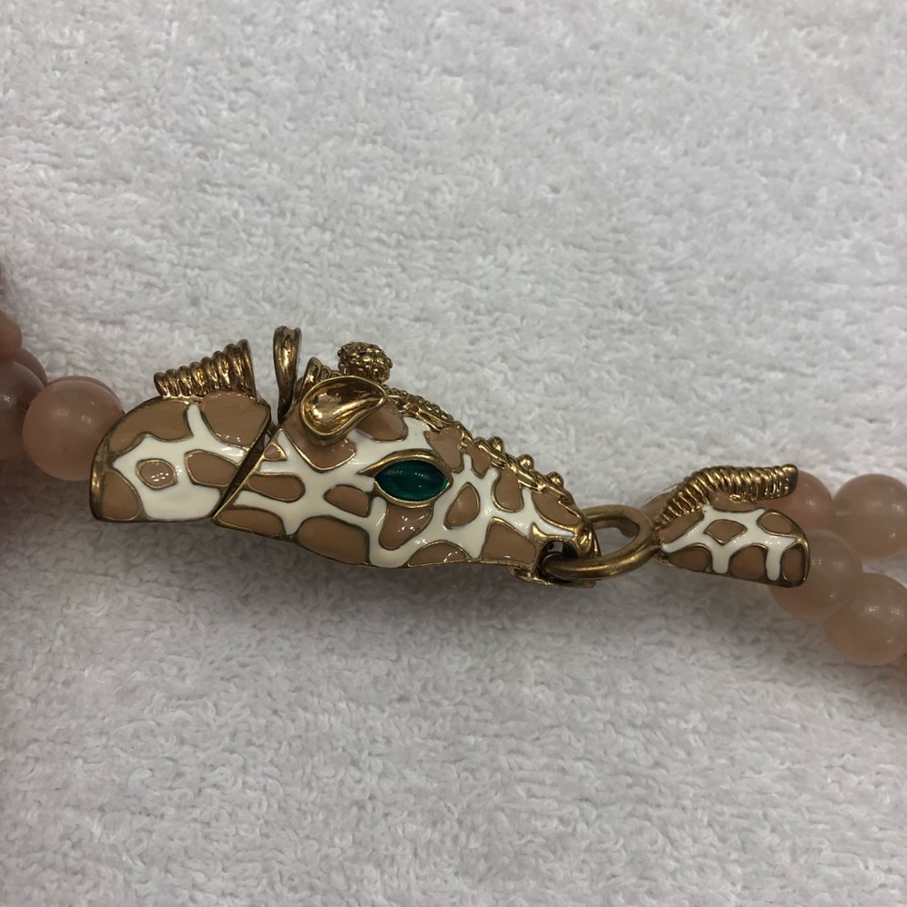 Giraffe Beaded Necklace